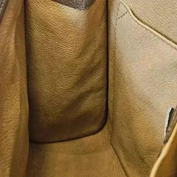 Sherry Line Brown PVC Clutch Bag - Picture 14 of 15